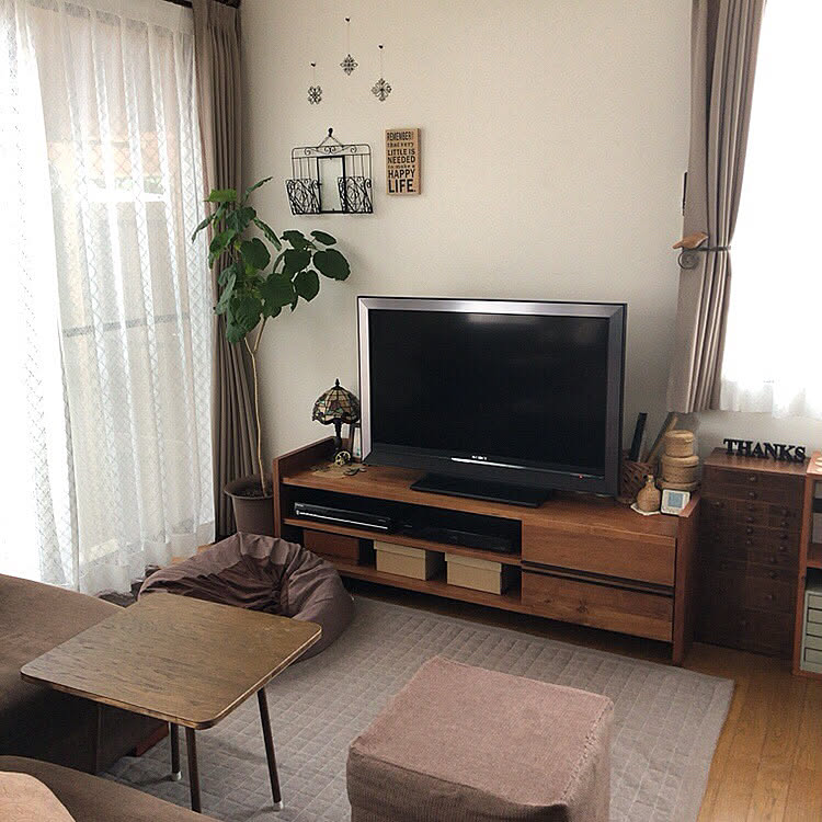 レトロな状差し/アンティーク風雑貨/木とアイアン/茶色と黒/ウォールナット家具&hellip;などのインテリア実例 20200701 1708
