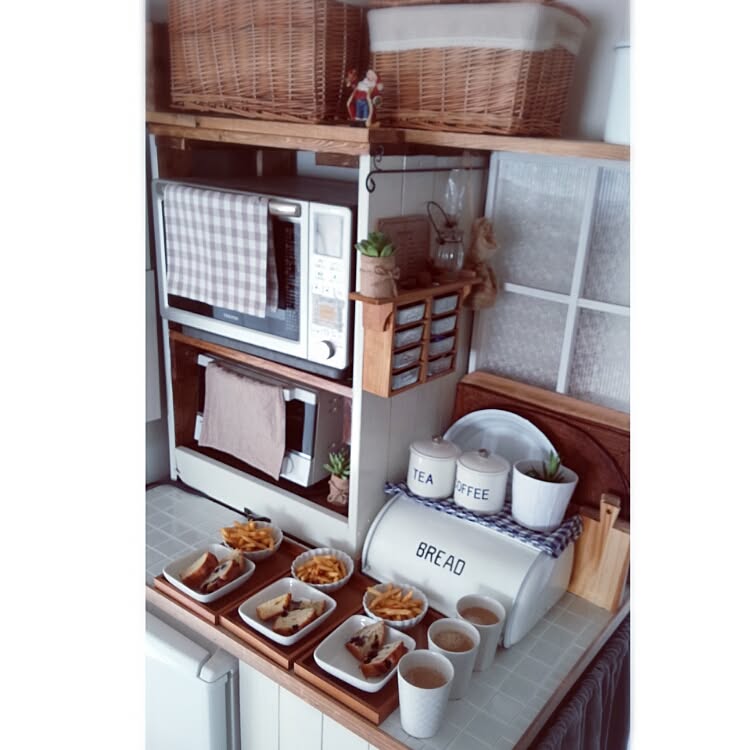 部屋全体/カフェ風インテリアを目指して/白×茶/ツートン/ペンキ塗り&hellip;などのインテリア実例 20151225 132542