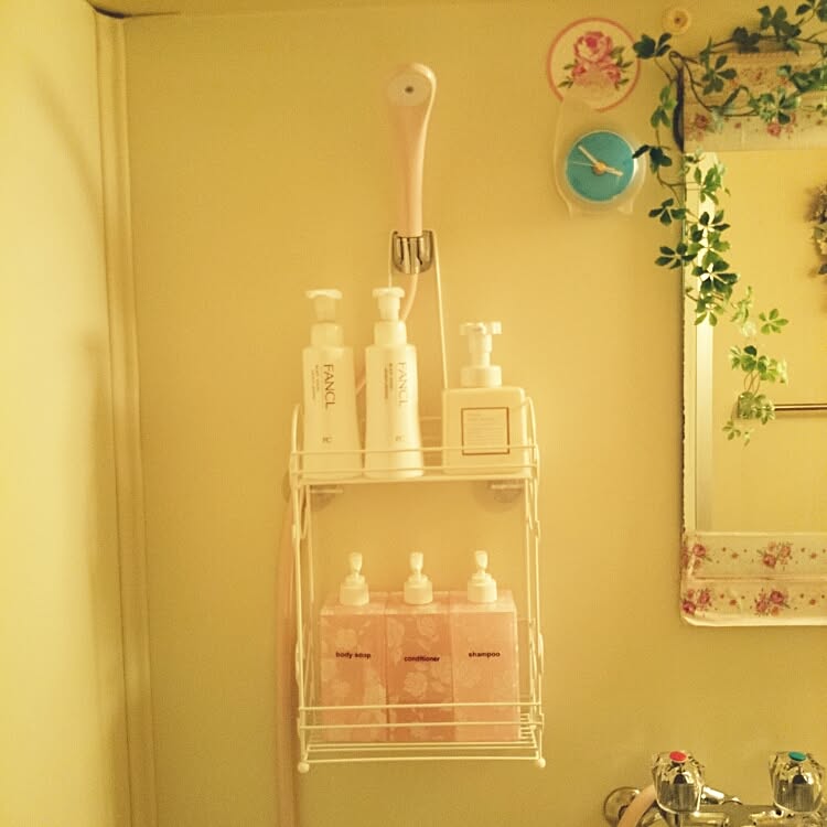 シャワーラックはリュリュで購入しました/Bathroom…などのインテリア実例 20150507 155617