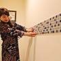 Bathroom/賃貸DIY/目地付きタイル/タイルDIY/キッチンタイル/DIY…などのインテリア実例 - 2016-11-17 10:46:55 | RoomClip(ルームクリップ) のBathroom/賃貸DIY/目地付きタイル/タイルDIY/キッチンタイル/DIY…などについてのインテリア実例を紹介。