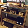 My Shelf/ブライワックス ジャコビアン/1×4材/L字アングル/ダイソー木箱リメイク…などのインテリア実例 - 2016-04-01 16:05:15 | RoomClip(ルームクリップ) 女性で、のMy Shelf/ブライワックス ジャコビアン/1×4材/L字アングル/ダイソー木箱リメイク…などについてのインテリア実例を紹介。
