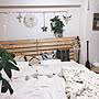 Bedroom/BOHO/ボヘミアンビーチインテリア/海外インテリアに憧れる/ハンドメイド…などのインテリア実例 - 2017-12-08 19:50:21 | RoomClip(ルームクリップ) 女性で、3LDKのBedroom/BOHO/ボヘミアンビーチインテリア/海外インテリアに憧れる/ハンドメイド…などについてのインテリア実例を紹介。
