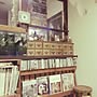 ガラス瓶/フェイクグリーン/CD収納DIY/ブックスタンドDIY/パーテーションDIY…などのインテリア実例 - 2016-04-03 23:24:33 | RoomClip(ルームクリップ) 女性で、3LDKのガラス瓶/フェイクグリーン/CD収納DIY/ブックスタンドDIY/パーテーションDIY…などについてのインテリア実例を紹介。