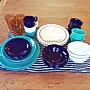 PYREX/バウアーポッタリー/IKEA 食器/FIESTAのプレート/アメリカン ヴィンテージ…などのインテリア実例 - 2015-02-08 13:40:54 | RoomClip(ルームクリップ) 男性で、3LDKのPYREX/バウアーポッタリー/IKEA 食器/FIESTAのプレート/アメリカン ヴィンテージ…などについてのインテリア実例を紹介。