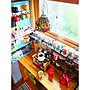 Kitchen/キッチン収納/2018.06.23/カフェスペース/棚DIY…などのインテリア実例 - 2018-06-23 08:36:18 | RoomClip(ルームクリップ) 女性で、2LDKのKitchen/キッチン収納/2018.06.23/カフェスペース/棚DIY…などについてのインテリア実例を紹介。