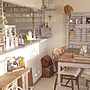 Lounge/DIY/原状回復ок/賃貸/vintage/クッションフロア…などのインテリア実例 - 2016-12-29 22:00:24 | RoomClip(ルームクリップ) 女性で、のLounge/DIY/原状回復ок/賃貸/vintage/クッションフロア…などについてのインテリア実例を紹介。