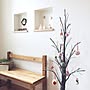 クリスマス/クリスマスツリー/フェルトオーナメント/ベンチDIY/Entrance…などのインテリア実例 - 2015-12-15 18:06:14 | RoomClip(ルームクリップ) 女性で、のクリスマス/クリスマスツリー/フェルトオーナメント/ベンチDIY/Entrance…などについてのインテリア実例を紹介。