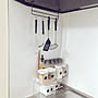 Kitchen/無印良品/キッチン収納/調味料置き場/マグネット/セリア…などのインテリア実例 - 2019-01-05 13:53:14 | RoomClip(ルームクリップ) 女性で、1RのKitchen/無印良品/キッチン収納/調味料置き場/マグネット/セリア…などについてのインテリア実例を紹介。