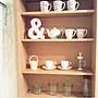 Kitchen/カフェバージョン♥/&⇒ミカヅキモモコ♥/セリア⇒Coffeecup♥…などのインテリア実例 - 2017-06-21 20:02:33 | RoomClip(ルームクリップ) 女性で、2LDKのKitchen/カフェバージョン♥/&⇒ミカヅキモモコ♥/セリア⇒Coffeecup♥…などについてのインテリア実例を紹介。