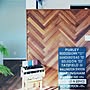 Lounge/壁掛けテレビ/壁掛けTV/ヘリンボーンの壁/ヘリンボーン壁/ヘリンボーン…などのインテリア実例 - 2016-09-08 20:49:36 | RoomClip(ルームクリップ) 女性で、のLounge/壁掛けテレビ/壁掛けTV/ヘリンボーンの壁/ヘリンボーン壁/ヘリンボーン…などについてのインテリア実例を紹介。