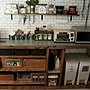 Kitchen/コメ返出来んかもしれないです┏○ペコッ/DIY/男前…などのインテリア実例 - 2016-07-03 10:11:01 | RoomClip(ルームクリップ) 女性で、3LDKのKitchen/コメ返出来んかもしれないです┏○ペコッ/DIY/男前…などについてのインテリア実例を紹介。