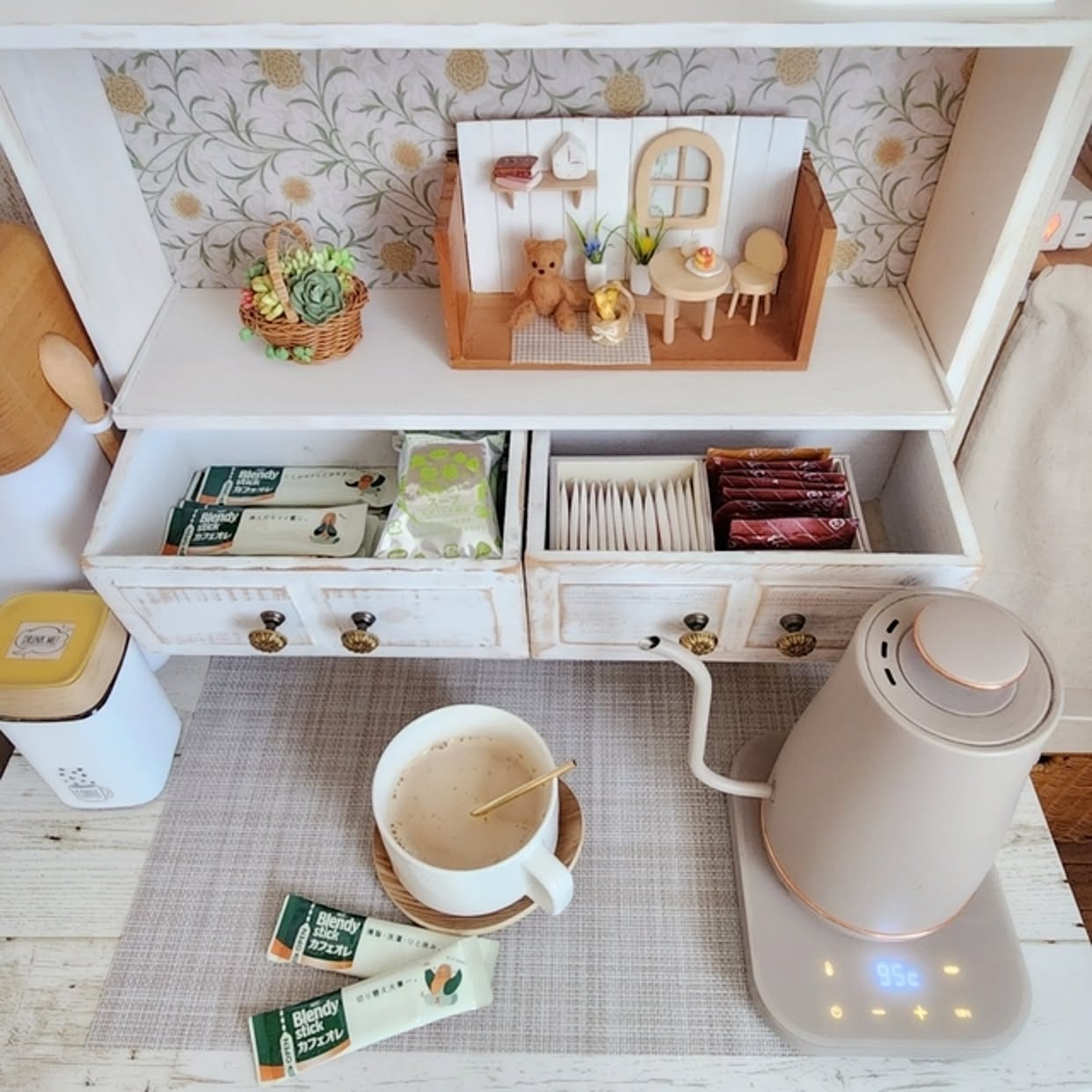 使いやすさや見た目にもこだわりを感じる！コーヒーグッズ収納の実例10選