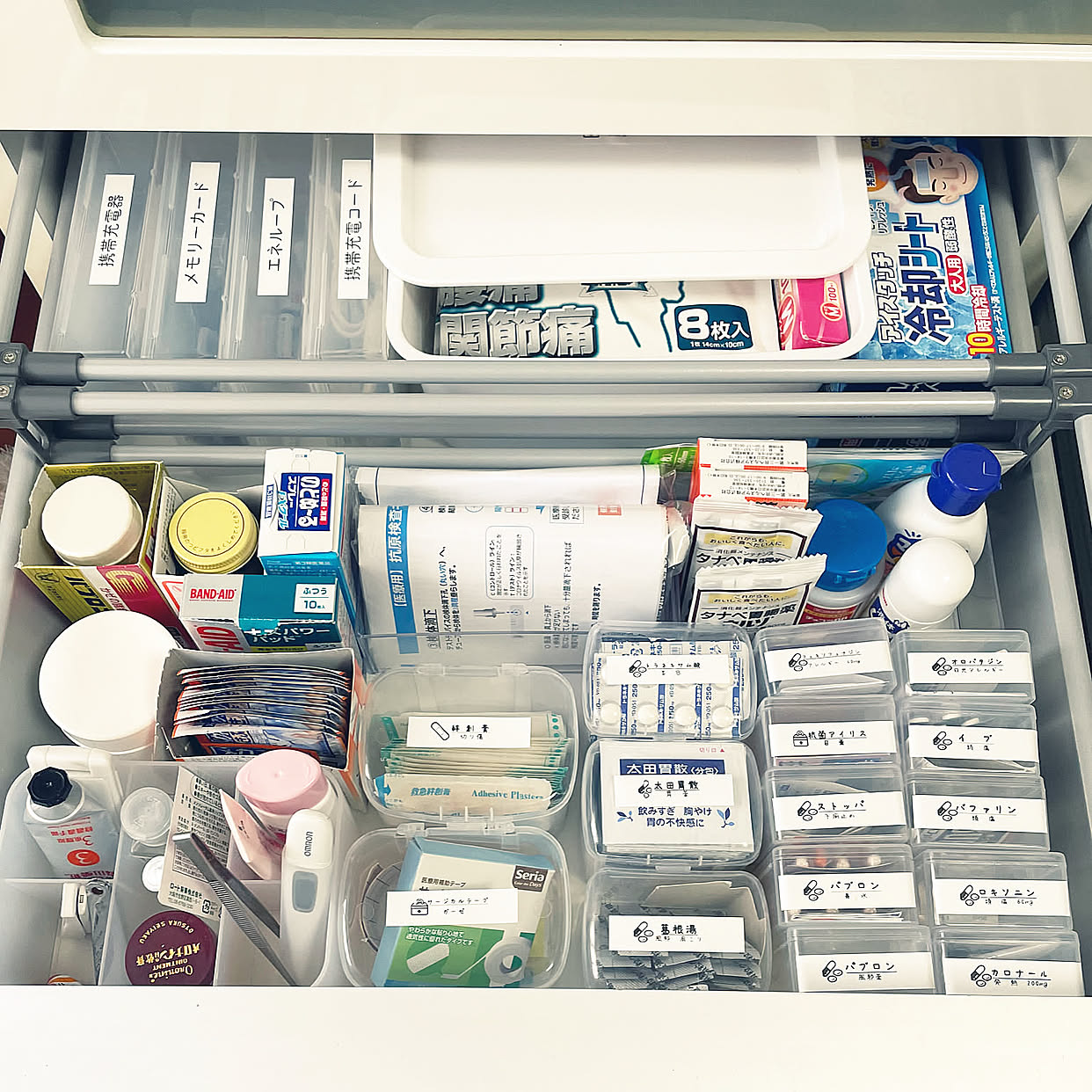 常備薬も毎日飲む薬も使いやすく！残量も分かりやすい薬収納のアイデア集