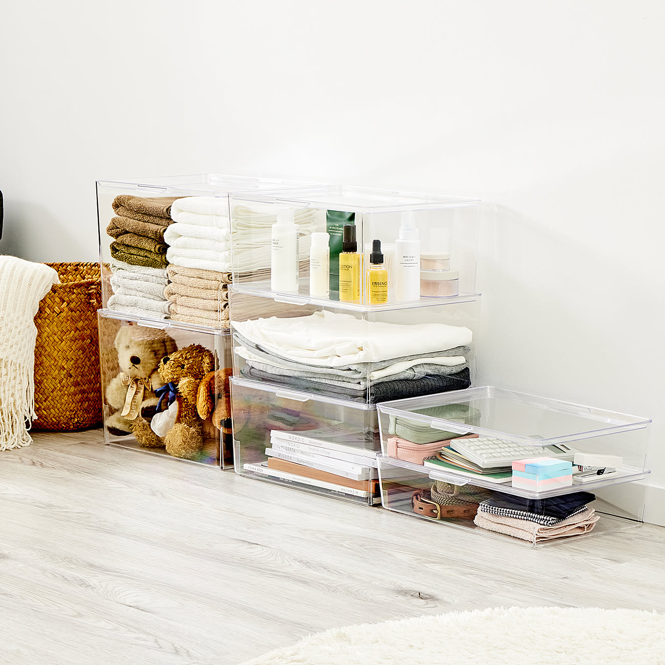 【無料モニター】中身がはっきり見える！透明クリアな「スケルトンボックスセット」を3名様にプレゼント！