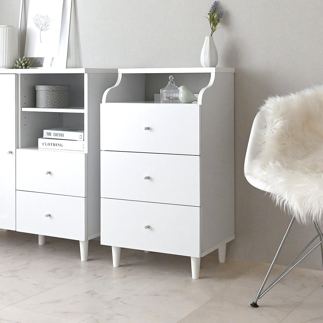 【無料モニター】収納とディスプレイを両立したデザインチェスト。「neine チェスト NIN82-45H」を3名様にプレゼント！