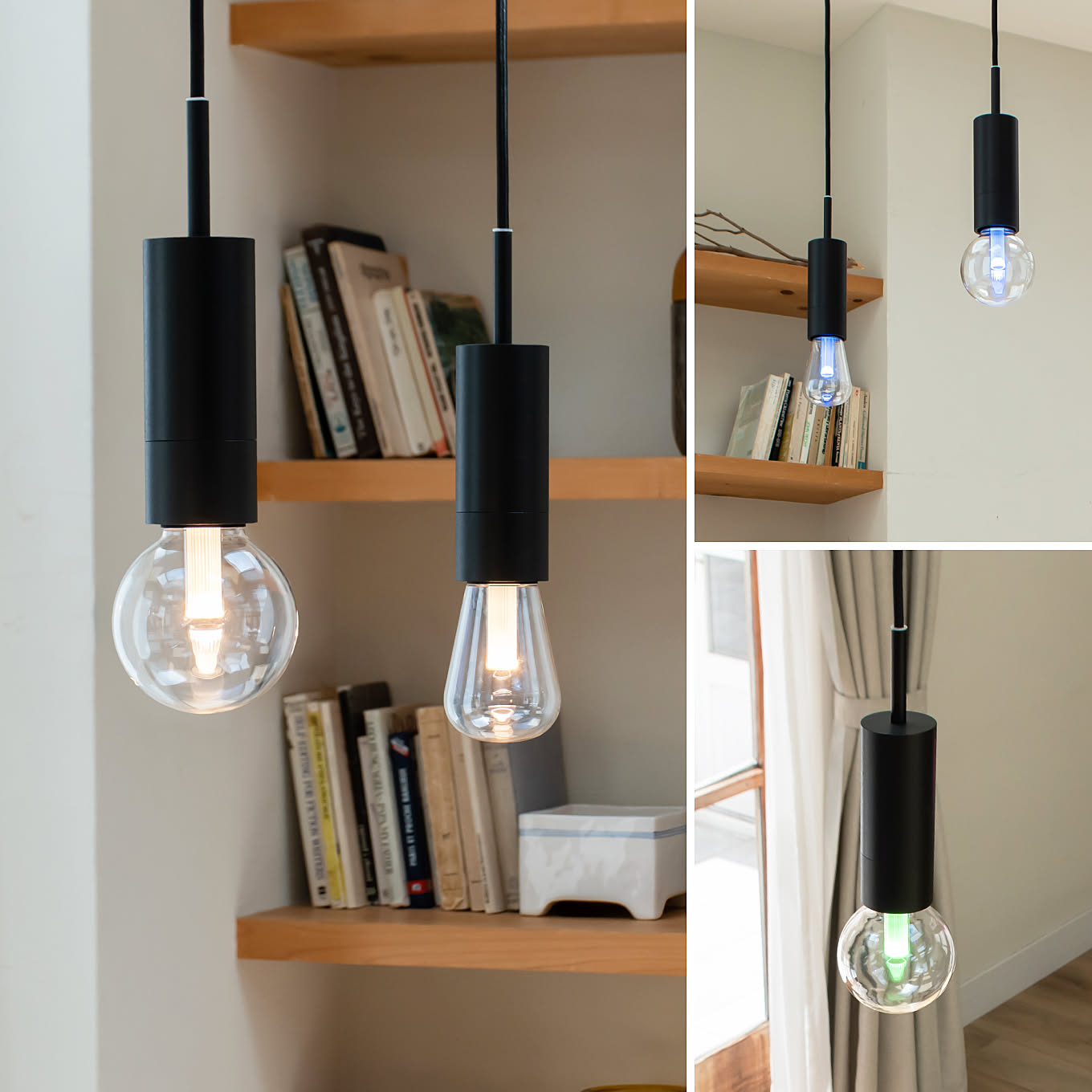 【無料モニター】洗練された空間を演出！ミニマルなデザインの「Ligh'(リフ)1灯ペンダントライト＆Philips Hueライトガイドシリーズ（電球）＋Ampouleのフィラメント普通球」の3点セットを4名様にプレゼント！