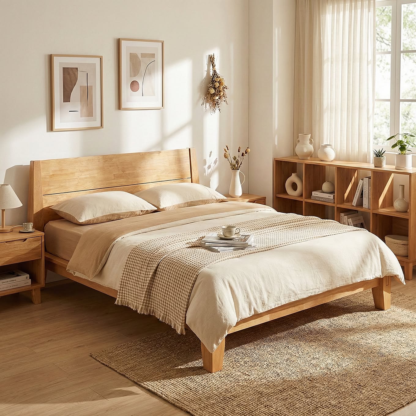 【無料モニター】天然木の温もりと、500kgの頑丈さ。一生モノの眠りに出会う「Kana Bed（木製ベッドフレーム）」を7名様にプレゼント！