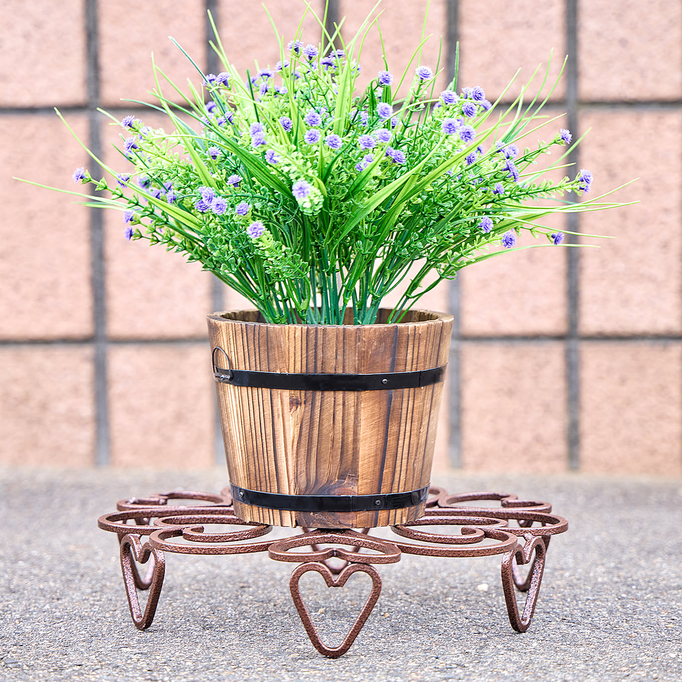 【無料モニター】置くだけで植物の“蒸れ”を防ぐ！フラワースタンド「のせるんです ハート」4個セットを3名様にプレゼント！