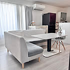 食事もくつろぎも1つの空間で叶う！いろいろなレイアウトで楽しむ、ソファダイニングのある暮らし