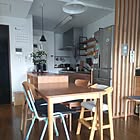 「リノベで叶えた、暮らしと家族の気配を感じる自然体なキッチン」 by sakiさん