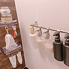 使いやすく清潔に♪掃除も楽になるシャンプーの置き方アイデア