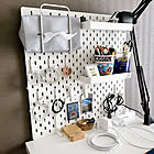 浮かせてすっきり＆インテリアにもなじむ♪IKEAの有孔ボード「スコーディス」を活用した収納実例集