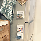 あらゆるものを浮かせて整える♪家中で大活躍な100均のマグネットアイテム