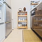移動させるのも引き出すのも楽ちん♪無印良品を使ったキャスターを付けてある収納の実例