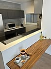 「料理は楽しく、カフェのようにくつろげるシックなキッチン」 by kyokoさん