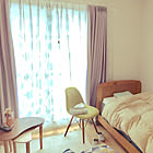 「24m2。カラーでアソブ白い部屋◎自分色で作る１Kの楽しみ方」 by awaさん