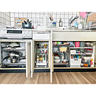 「シンク下に革命を起こす！スライド式ステンレス3段ラック」 by hitomiさん