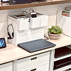 引っ掛けるだけで小物の収納場所ができる！無印良品のファイルボックス用ポケットを活用したアイデア6選