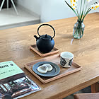 暮らしにやさしくなじむ♪無印良品の木製トレーで叶える、整った食卓とキッチン