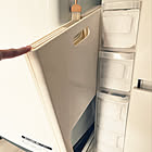 【すきま活用アイデア】指一本でサッと引き出せる！4cmのすきまに収まる折りたたみバスケット by Hi5さん