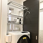 洗濯機まわりをすっきり整える♪お気に入りのランドリーラックで収納も家事も快適に