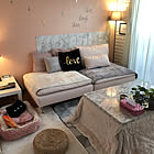 カスタマイズ可能で自在に楽しめる♪奥行きのある座面が心地よいIKEAのソーデルハムン