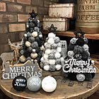 シックさと温もりの絶妙バランスで♪モノトーンクリスマス