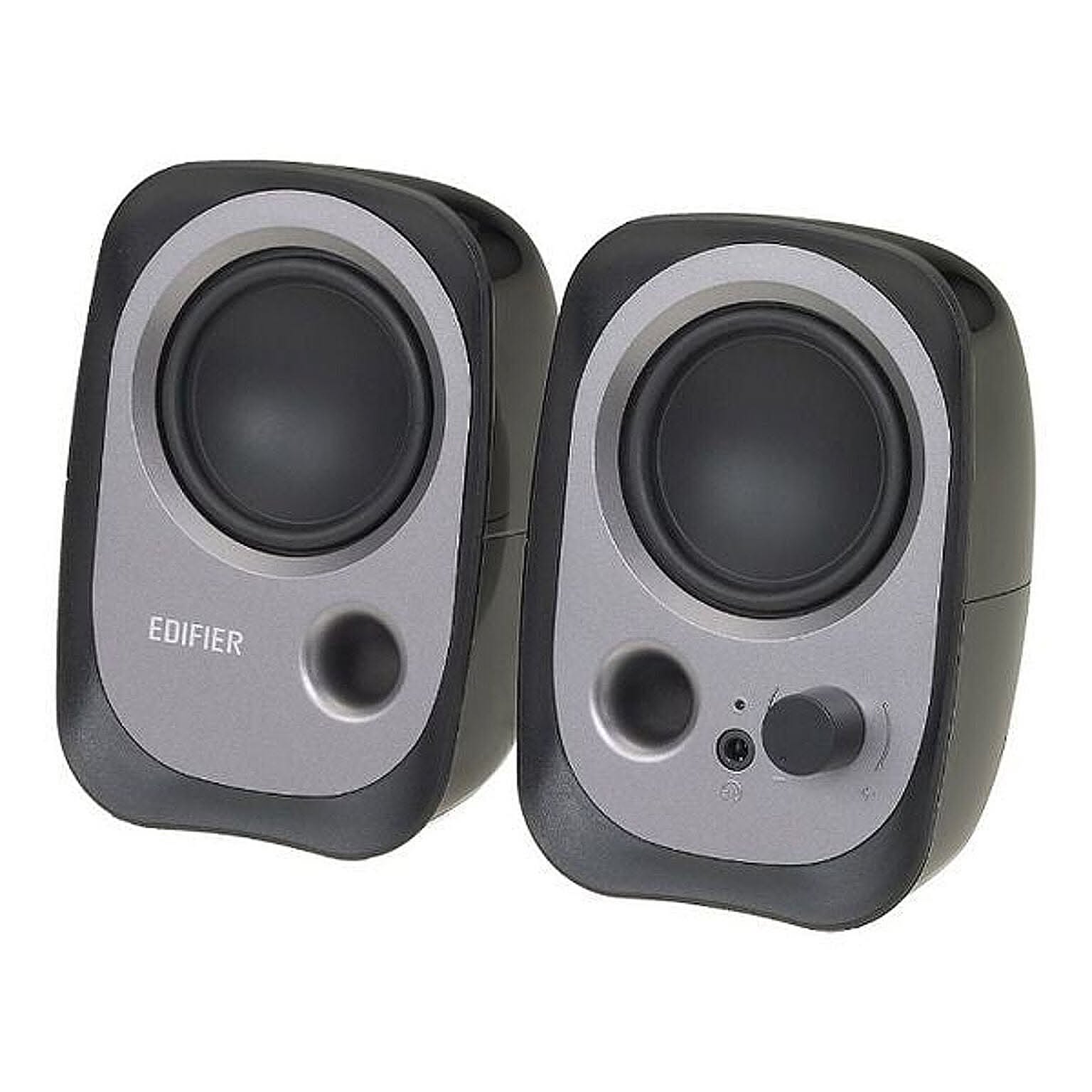 PCスピーカー 3.5mm接続 R12U ブラック ［USB電源］ EDIFIER ED-R12UBK-A