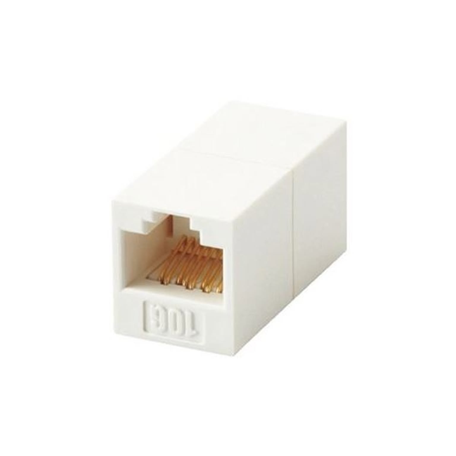 （まとめ）エレコム RJ45延長コネクタ LD-RJ45JJ6AY2【×3セット】