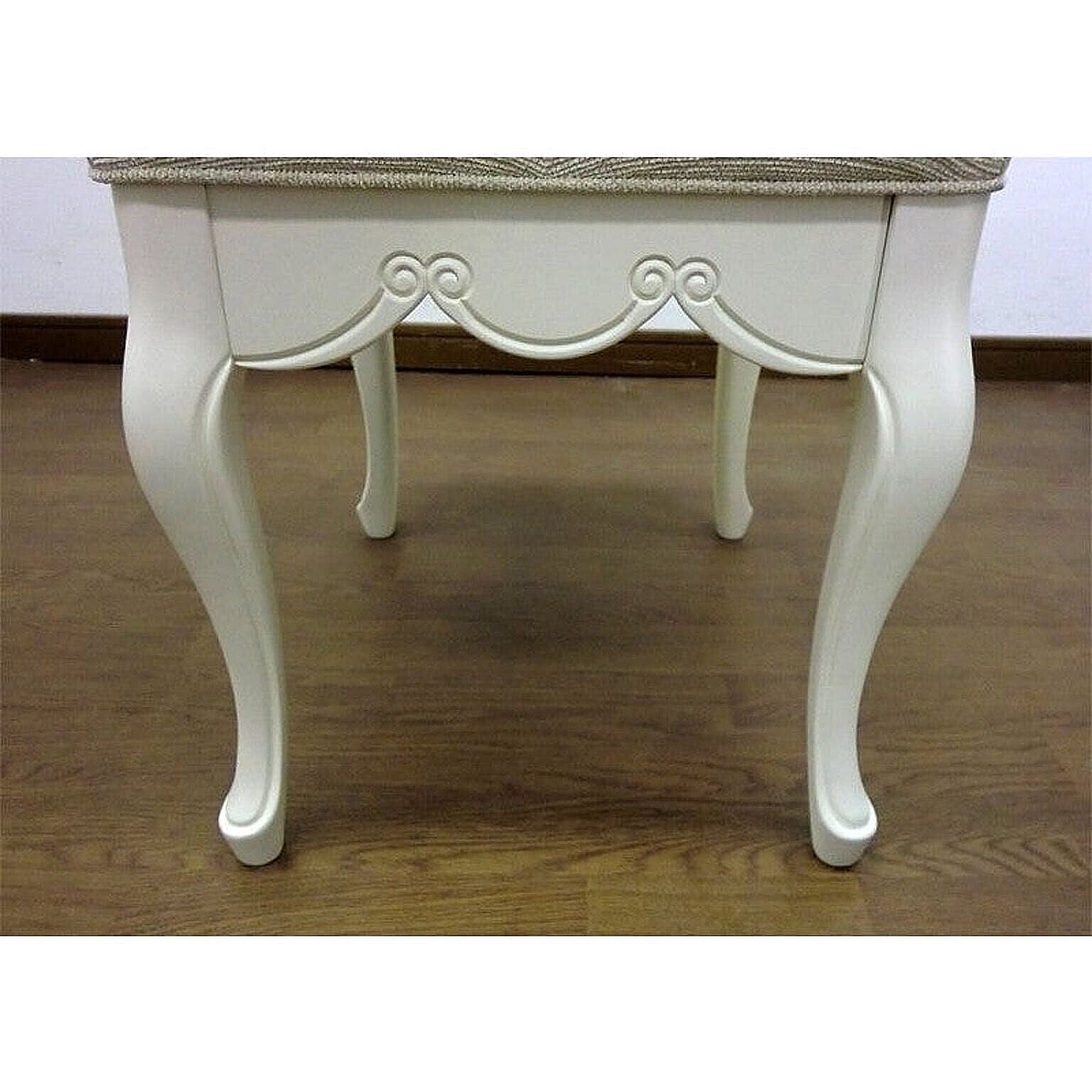 東海家具 フルールWH ドレッサー2点セット(ドレッサー&スツール 東海家具 フルールWH ドレッサー2点セット(ドレッサー&スツール