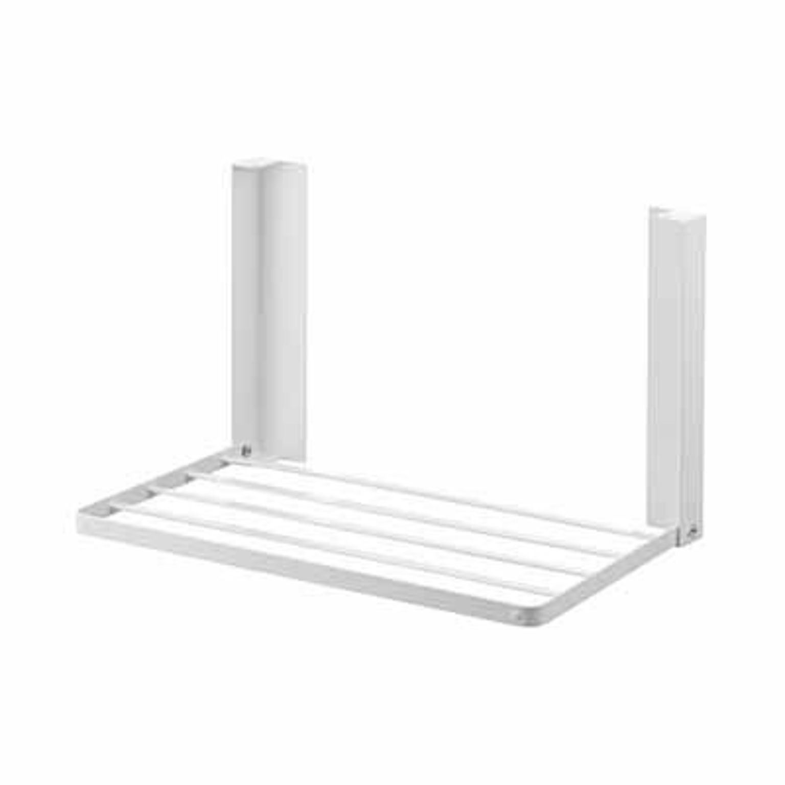 tower タワー(山崎実業) 洗濯機横マグネット折り畳み棚 FOLDING MAGNET RACK 磁石式 折り畳み式 ランドリー収納 洗濯機横棚 洗濯機横ラック バスタオルラック