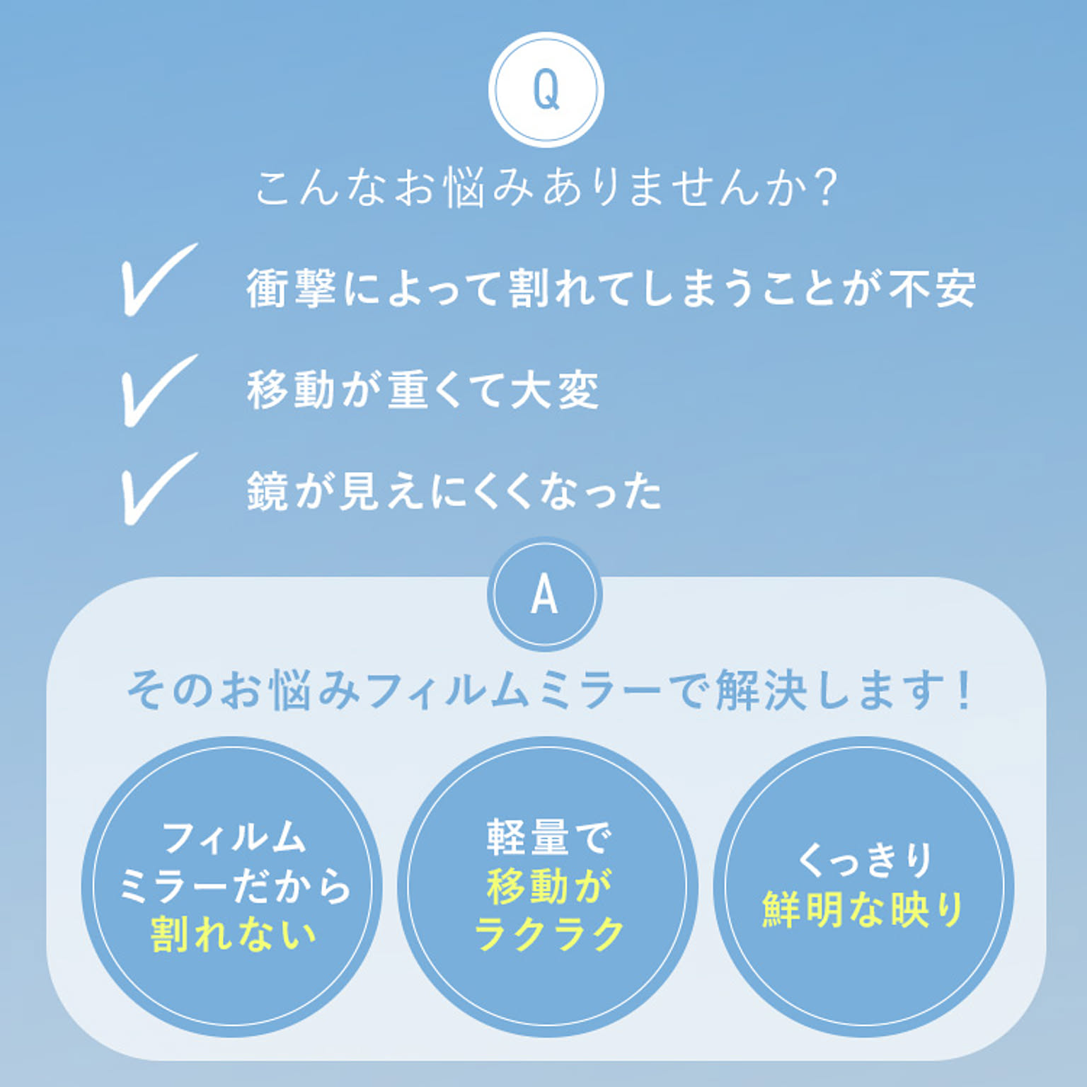 ウォールミラー・壁掛け鏡