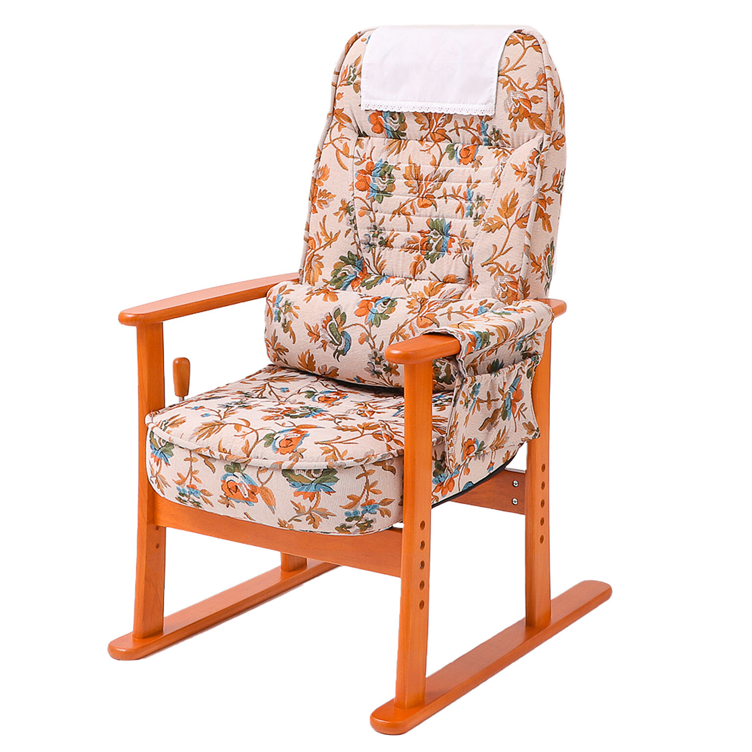 ヤマソロ 高座椅子 朱雀 座椅子 安楽椅子 チェア 高さ調整 リラックスチェア 無段階リクライニングチェア