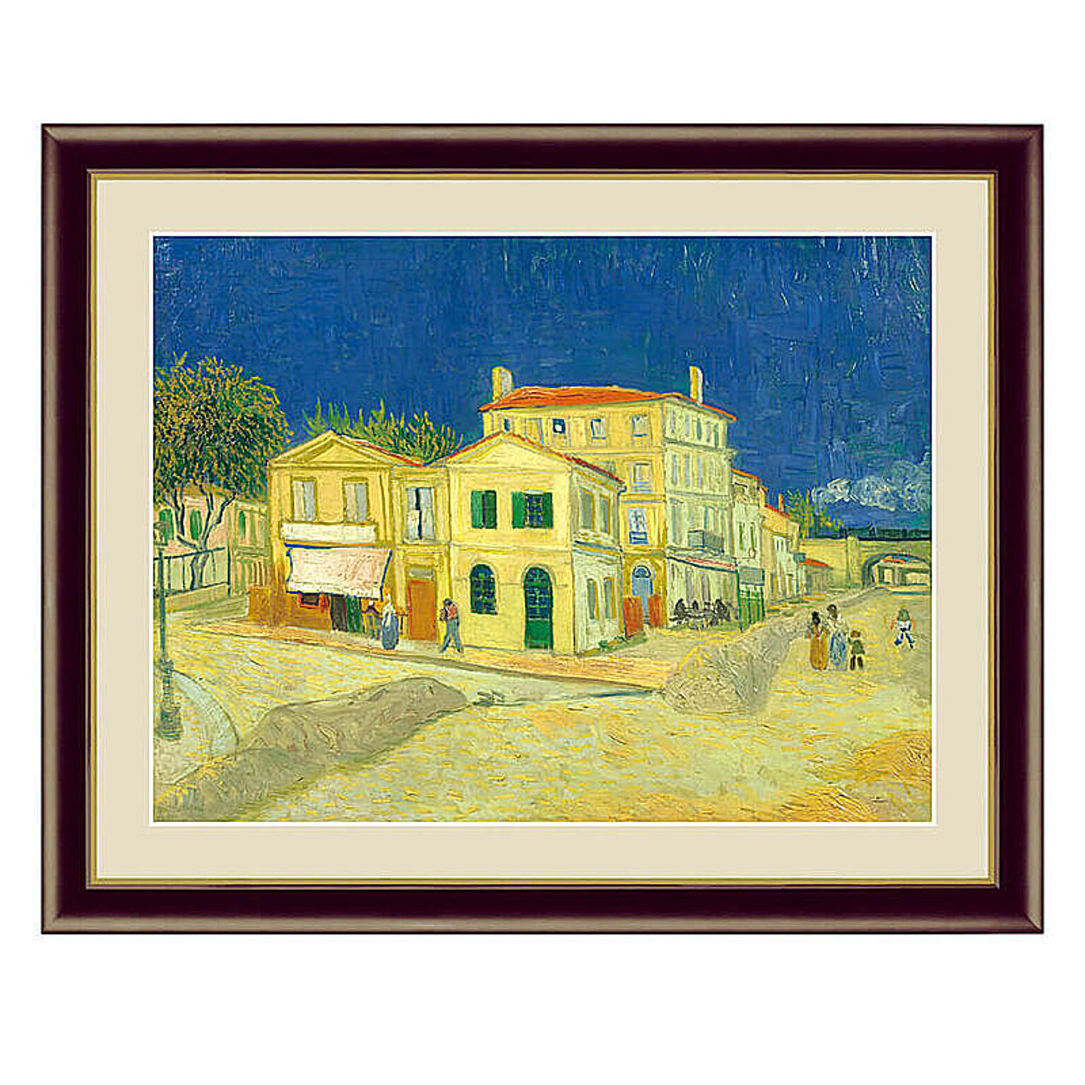 Vincent Van Gogh（フィンセント・ファン・ゴッホ） 黄色い家 アートポスター（フレーム付き） m10764