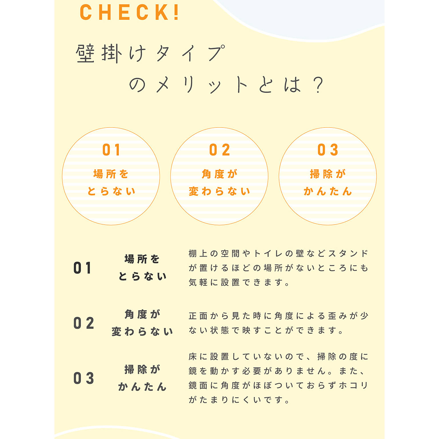 ウォールミラー・壁掛け鏡