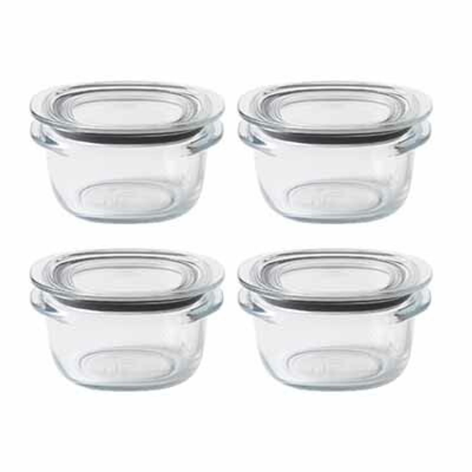 like-it ライクイット 調理ができる保存容器 (S) (4個組) FC-030 Food Storage Container 耐熱容器 キャニスター フードコンテナ ボウル 耐熱 耐冷