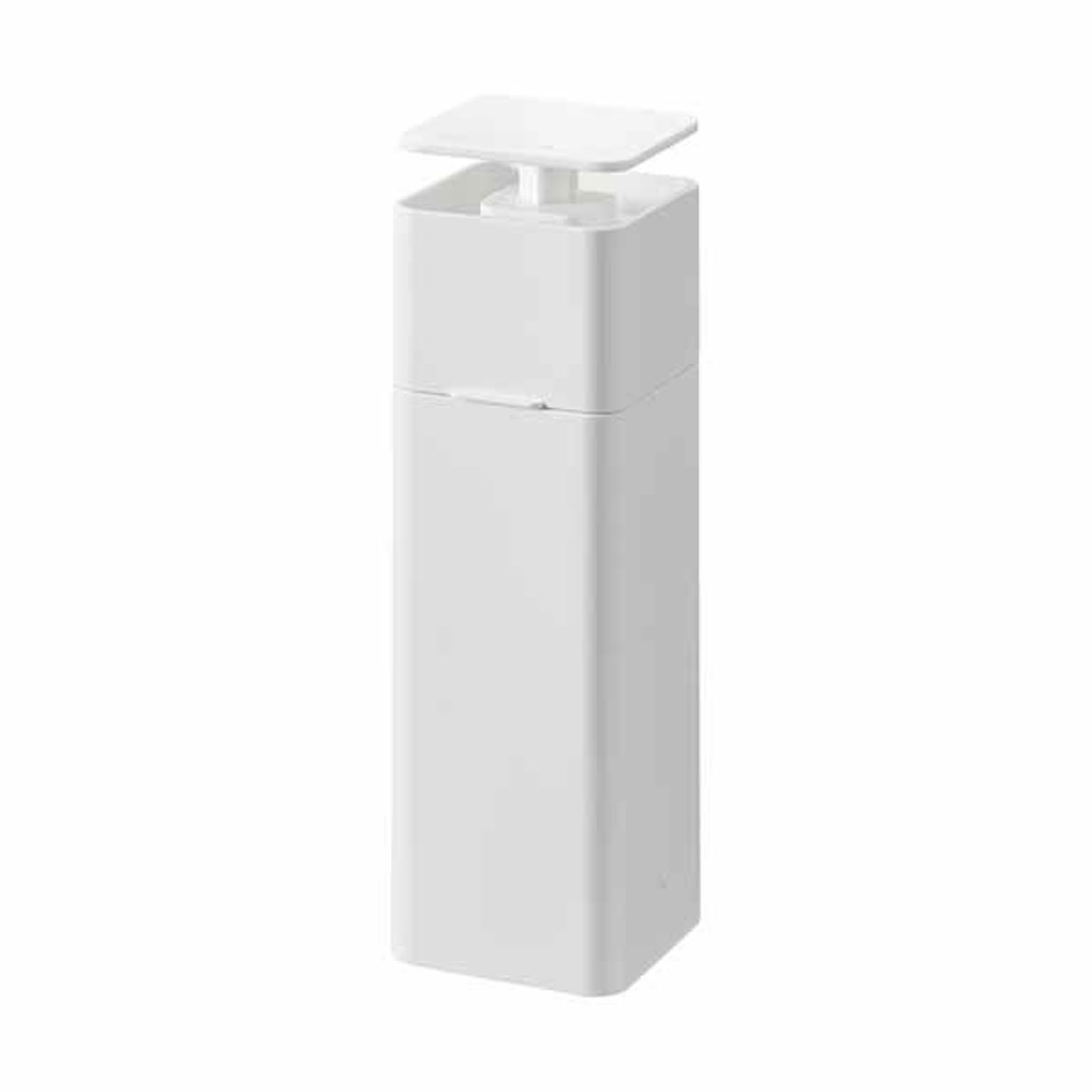 tower タワー (山崎実業) 片手で出せるマグネットディスペンサー Magnetic Push Soap Dispenser 洗剤ディスペンサー　アルコールディスペンサー スポンジ キッチン