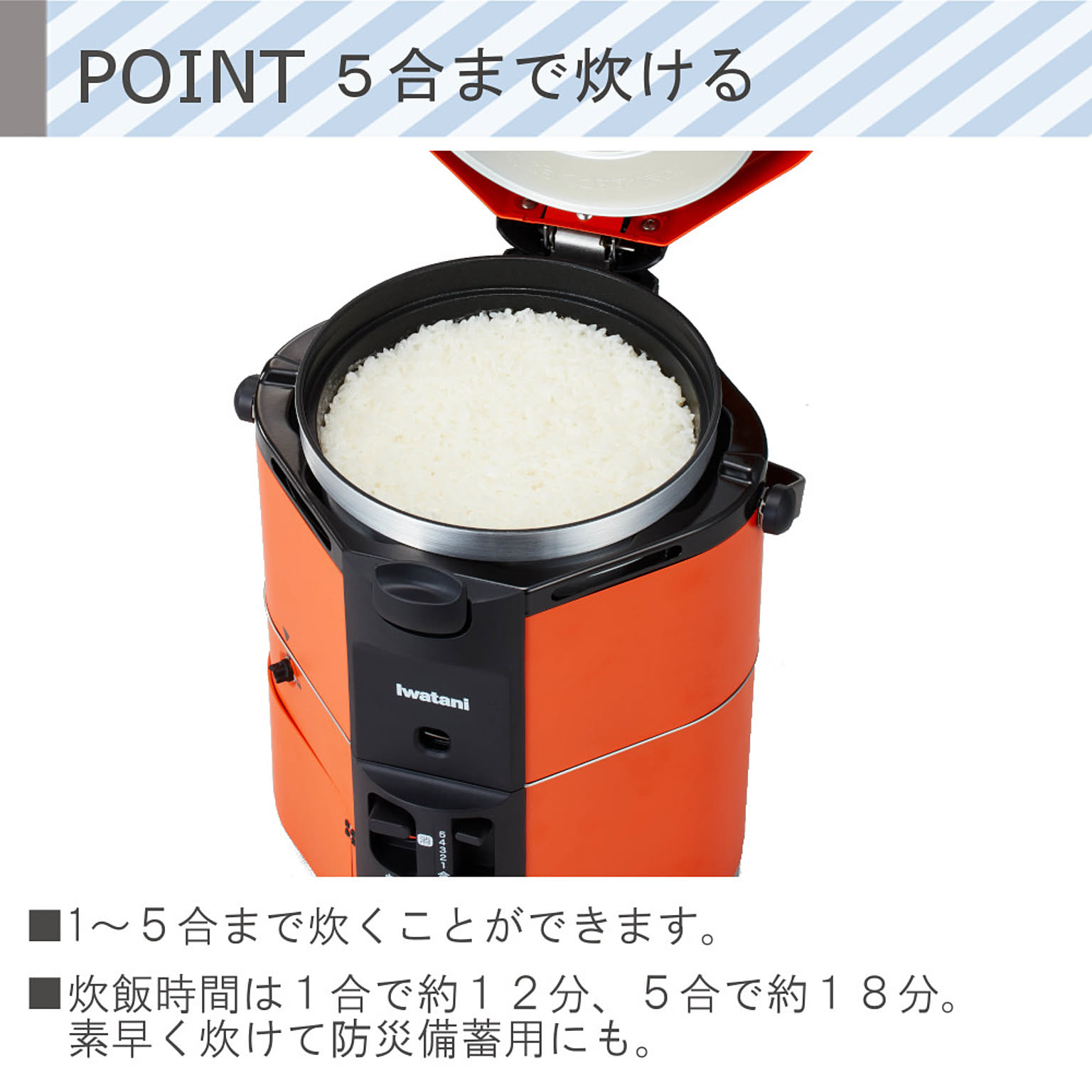 イワタニ カセットガス 炊飯器 HAN-go CB-RC-1 卸売 通販