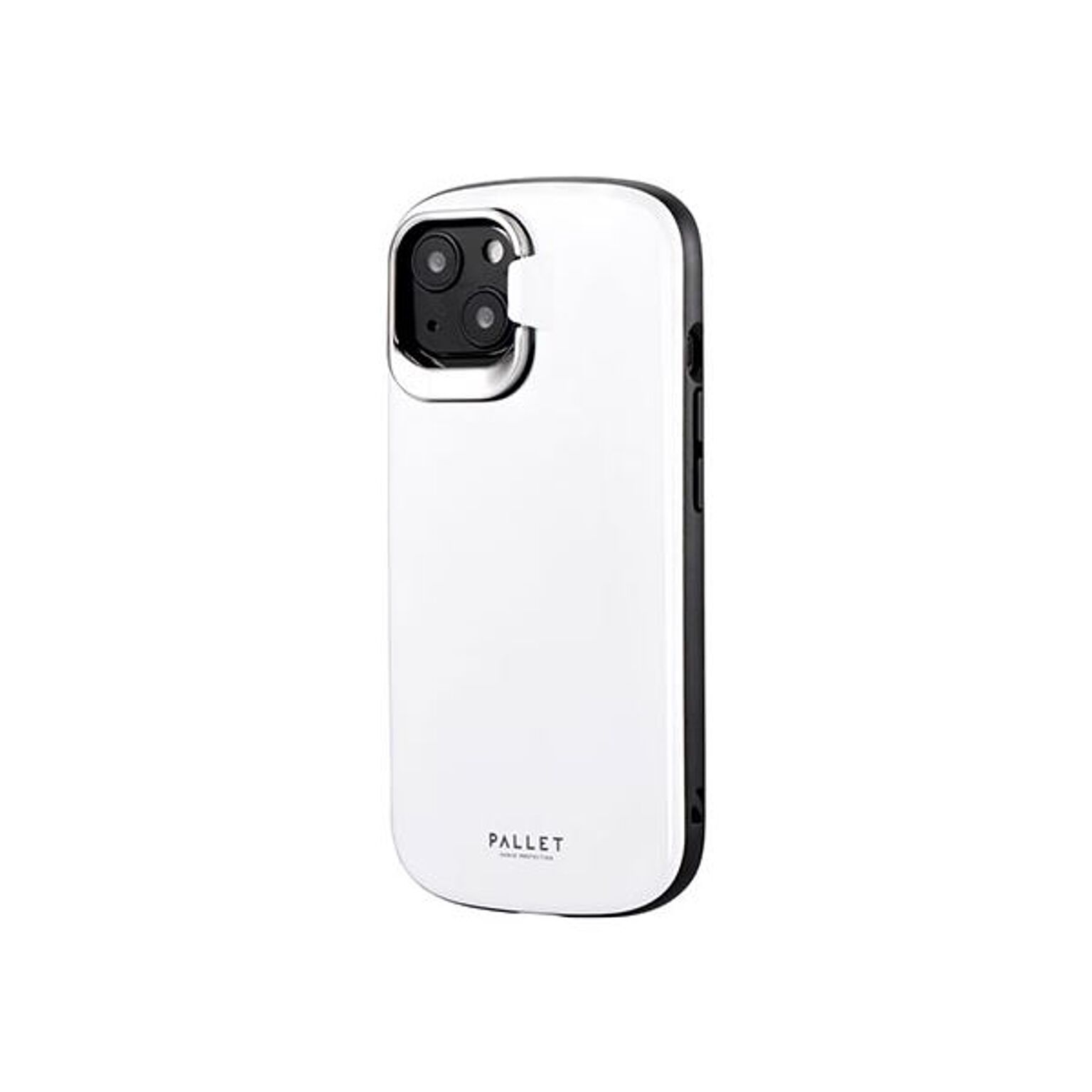 LEPLUS iPhone 13 スタンド付超軽量・極薄・耐衝撃ハイブリッドケース「PALLET STAND」 マットホワイト LP-IM21PLSWH
