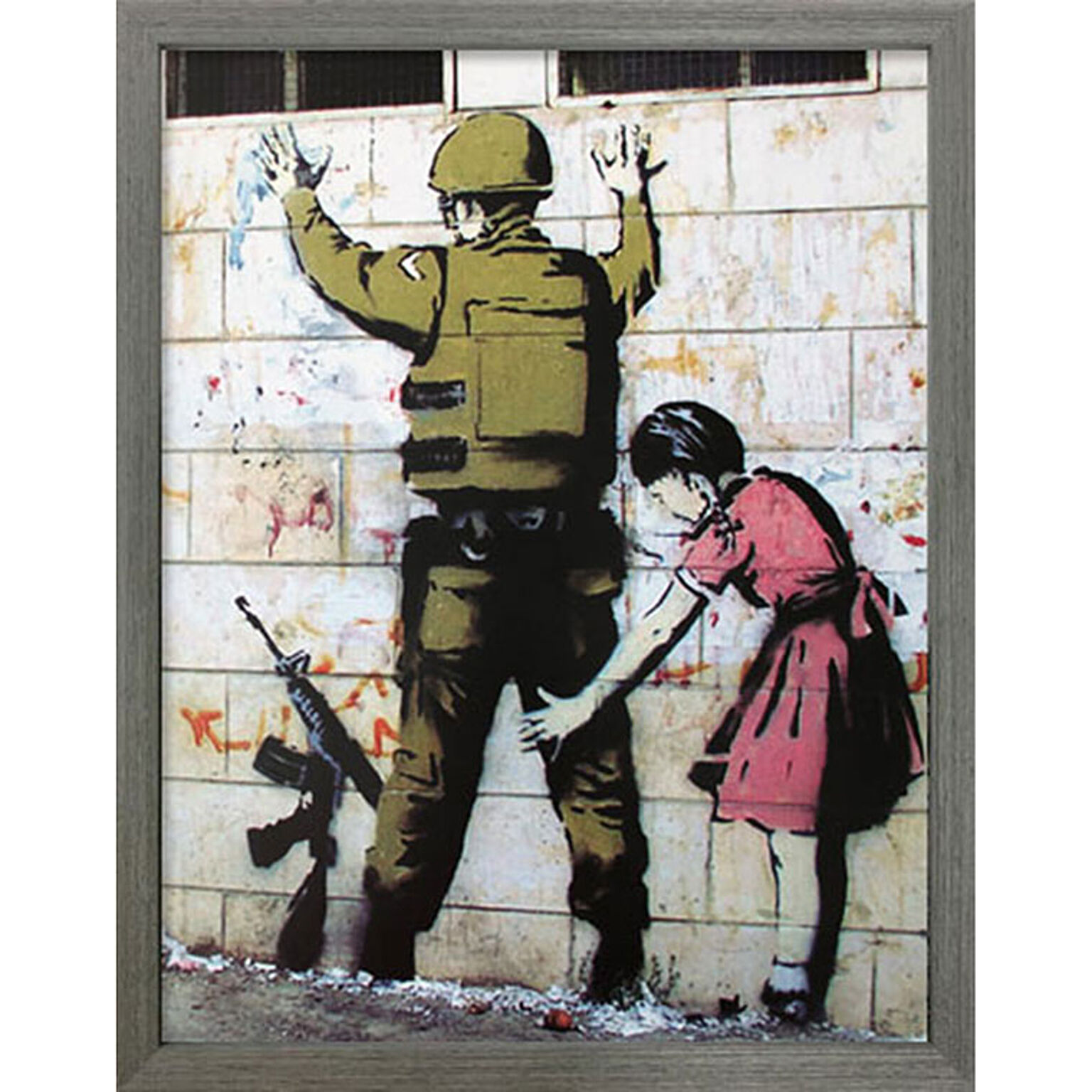 バンクシー Banksy ポスター アートパネル 絵画 インテリア アートポスター 壁掛け アートフレーム タペストリー プリントポスター デザイナー おしゃれ シンプル モダン IBA-61731